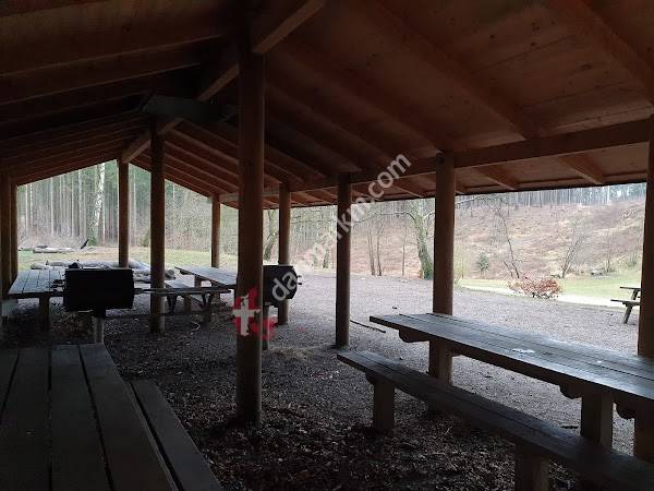 Madpakkehus ved foden af Holtekollen